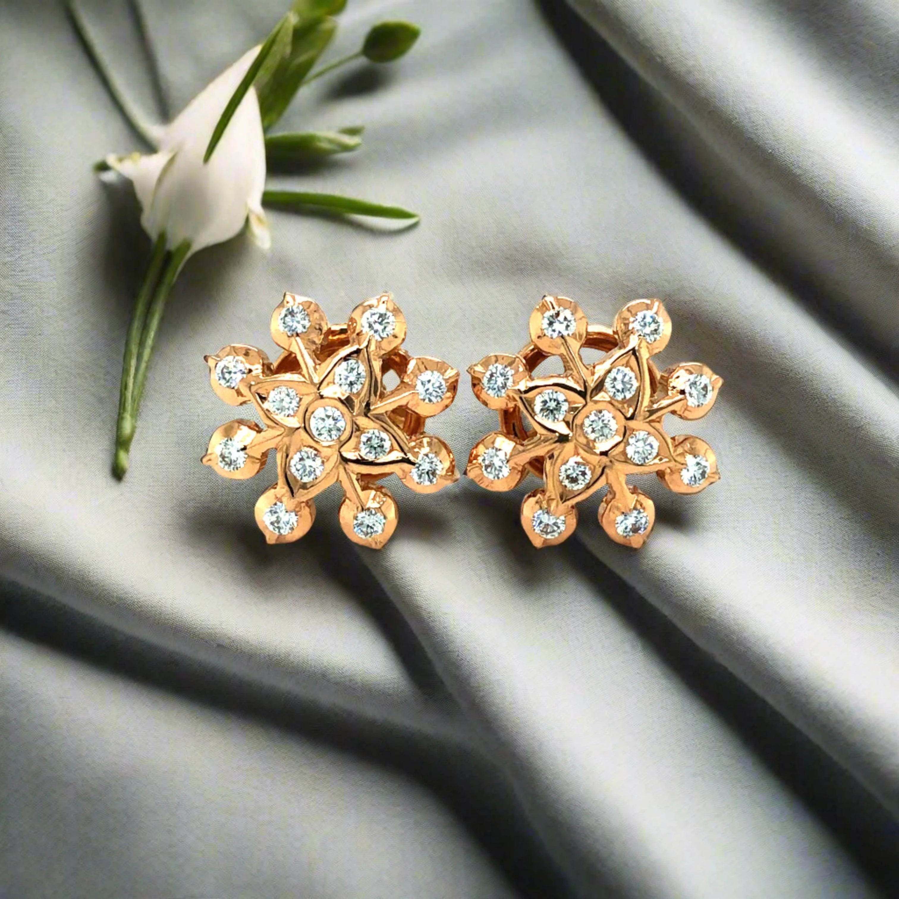 Grt diamond online earrings with price