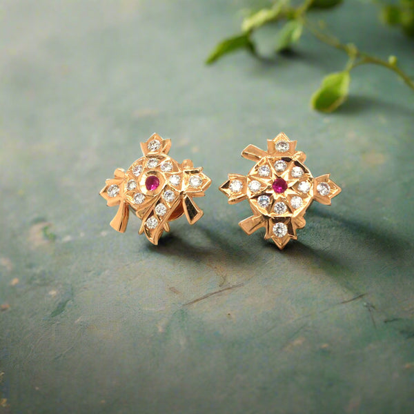 THE DEVALAYA DIAMOND STUDS