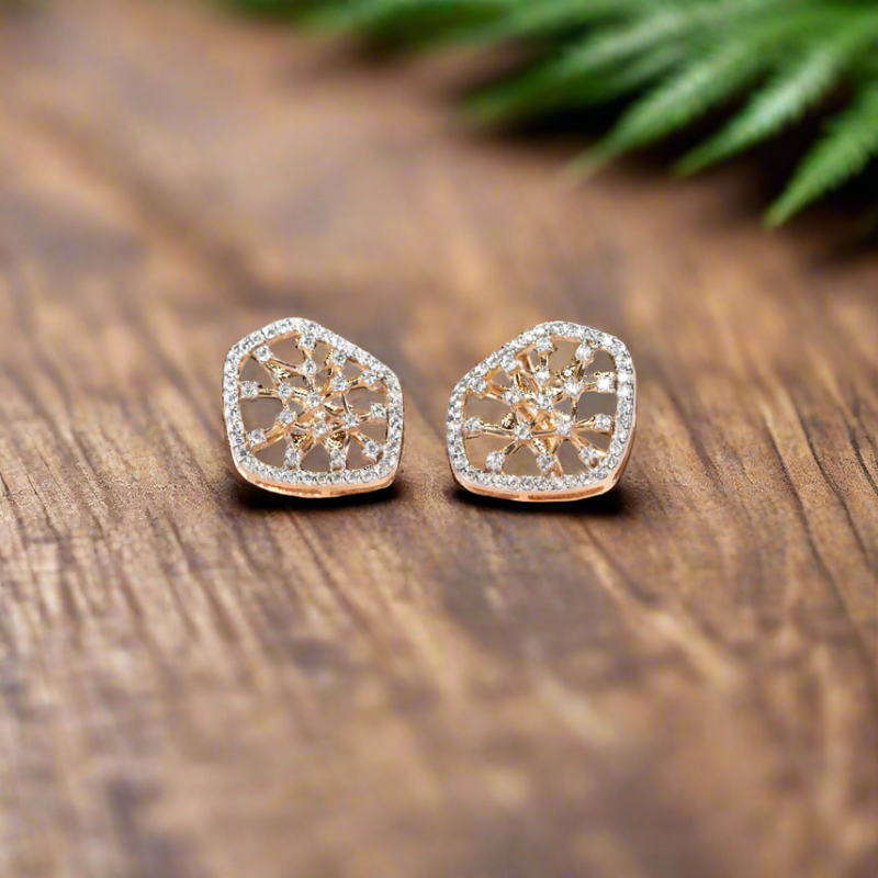 TRISHA DIAMOND STUDS