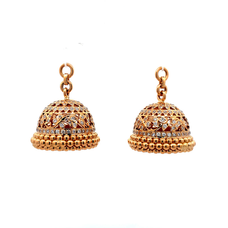 MIRA DIAMOND JHUMKA