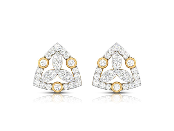 The Trikone Diamond Earring