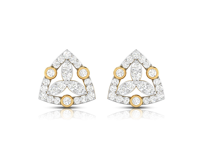 The Trikone Diamond Earring