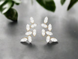 Petal Mesh Diamond Studs