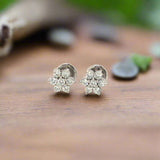 SPARKLE STAR DIAMOND STUDS