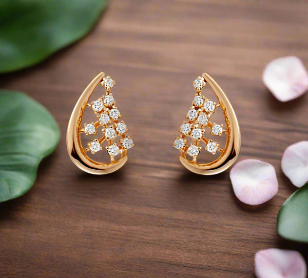 Glorious Mesh Diamond Studs