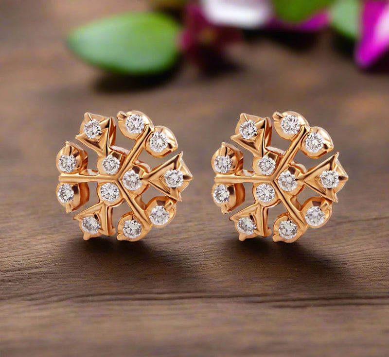 The Janaki Closed Setting 22k Diamond Stud