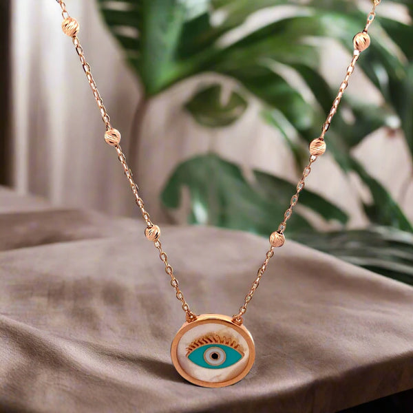 ELENA EVIL EYE GOLD CHAIN