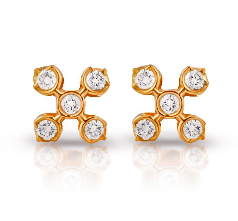 The Suyashi Closed Setting Diamond Studs