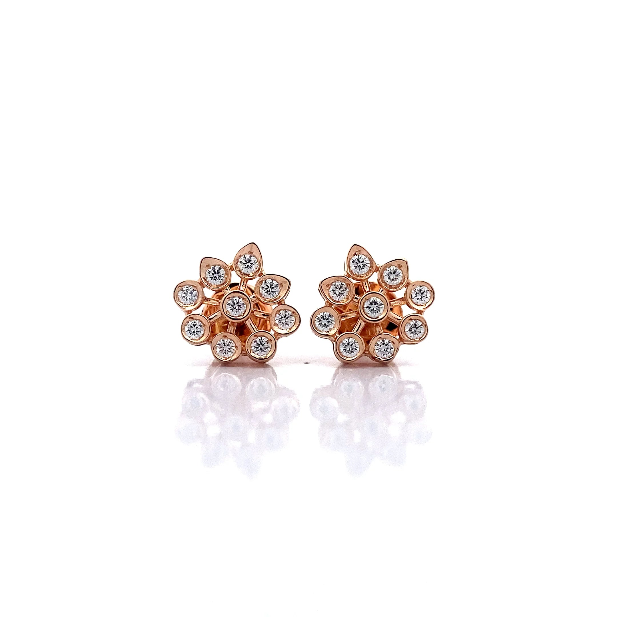 Diamond Stud Earrings Online | EFIF Diamond Jewellery – EF-IF Diamond ...