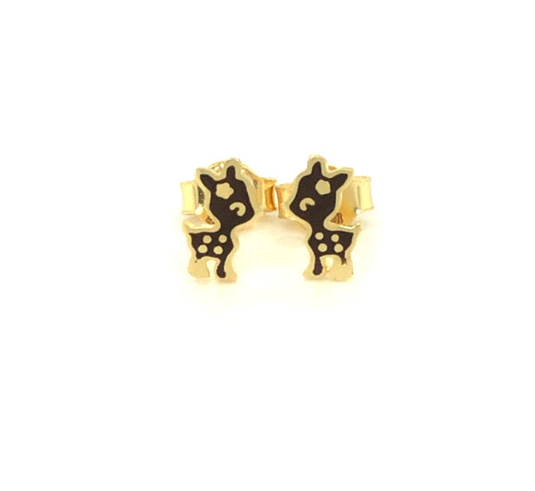 LITTLE WONDER - GOLDEN DEER EARRINGS