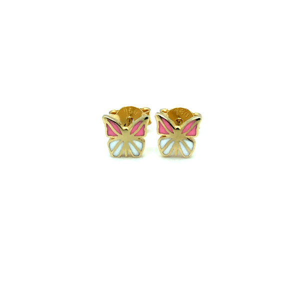 LITTLE WONDER - STRIPE BUTTERFLY EARRINGS