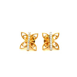 BUTTERFLY DIAMOND STUDS