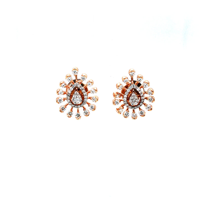 FLORA DIAMOND STUDS