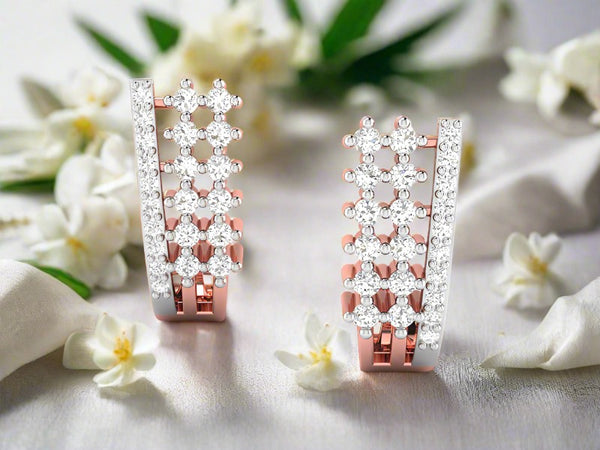 Posh Diamond Studded Earring