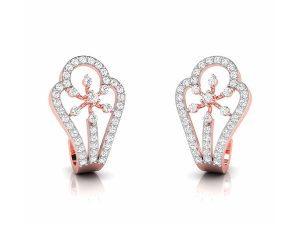 Extravagant leaf shaped Stud