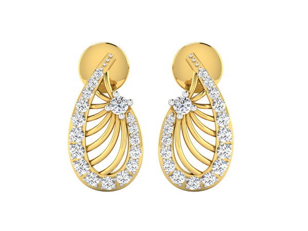 Beautiful Pear Shaped Studs