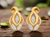 Stunning Ivy Leaf Studs