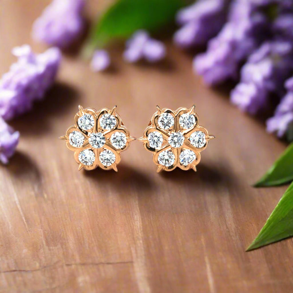 RISHIKA DIAMOND STUDS - EFIF Diamonds