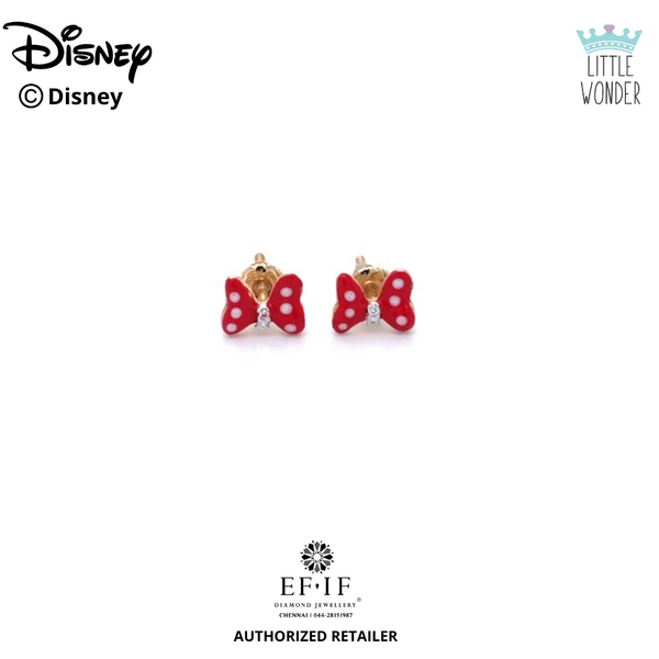 MINNIE MOUSE BOW STUD