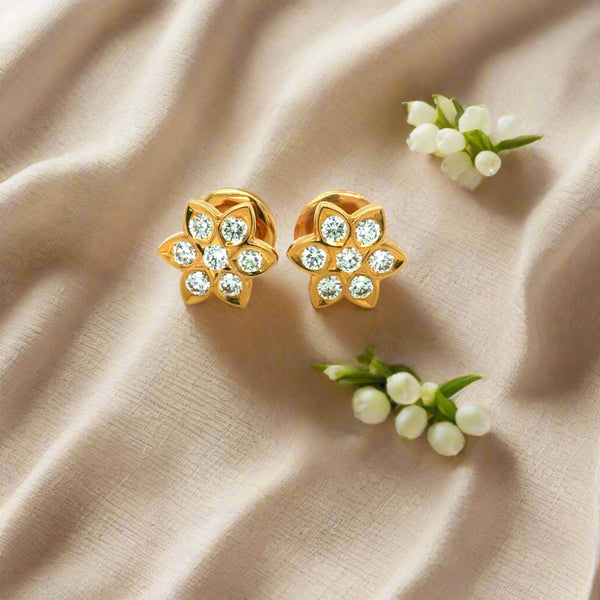 Diamond Studs, Diamond earrings, earring, gold Earring, dimoand jewellery, Efif diamond Jewellery 