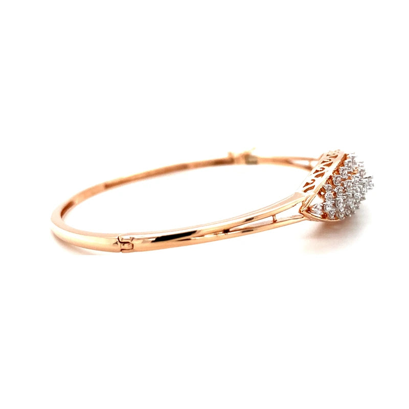Floral Diamond Bracelet | Sparkly bracelets, Bangles jewelry designs, Gold  bangles design
