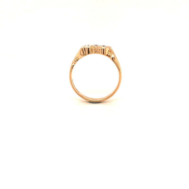 Gurhan Diamond Ring in 24K Gold and Blackened Silver #506301 – Beladora