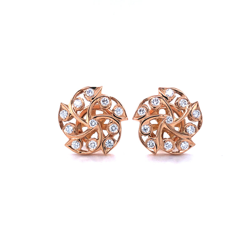 Double Diamond Stud – Lindsey Leigh Jewelry